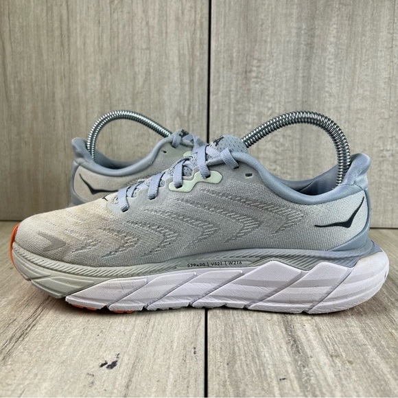 Hoka One One Arahi 6 Grey Running Sneaker Comfort Shoe Women’s Size 6.5 B - Picture 4 of 10